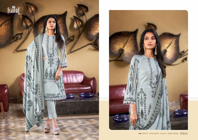Gulmohar 27 By Ishaal Karachi Cotton Dress Material Catalog
